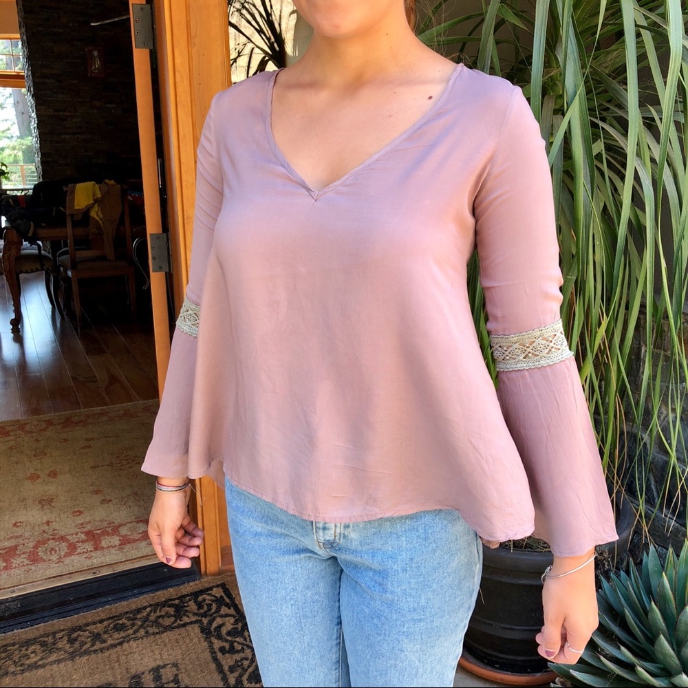 Light brown boho top
